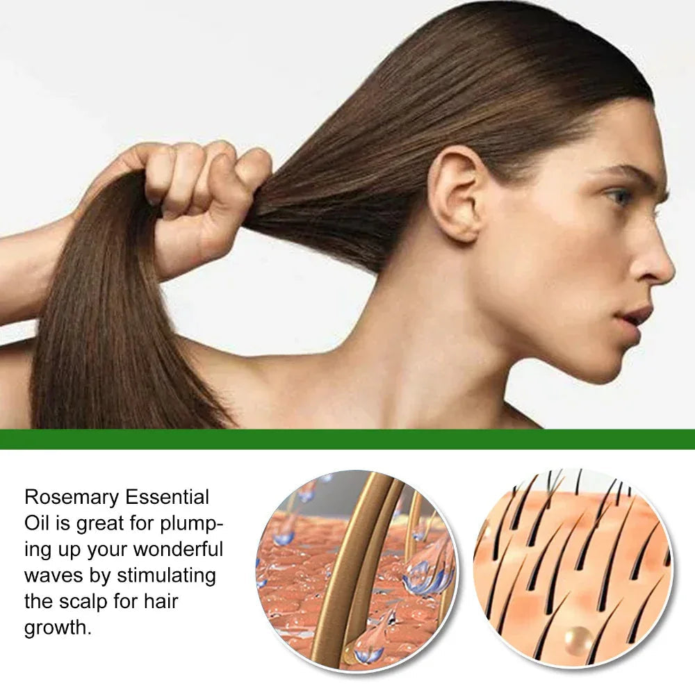 Rosemary Hair Care Essential Oil Anti Hair Loss Nourish Scalp Hair Roots For Growth