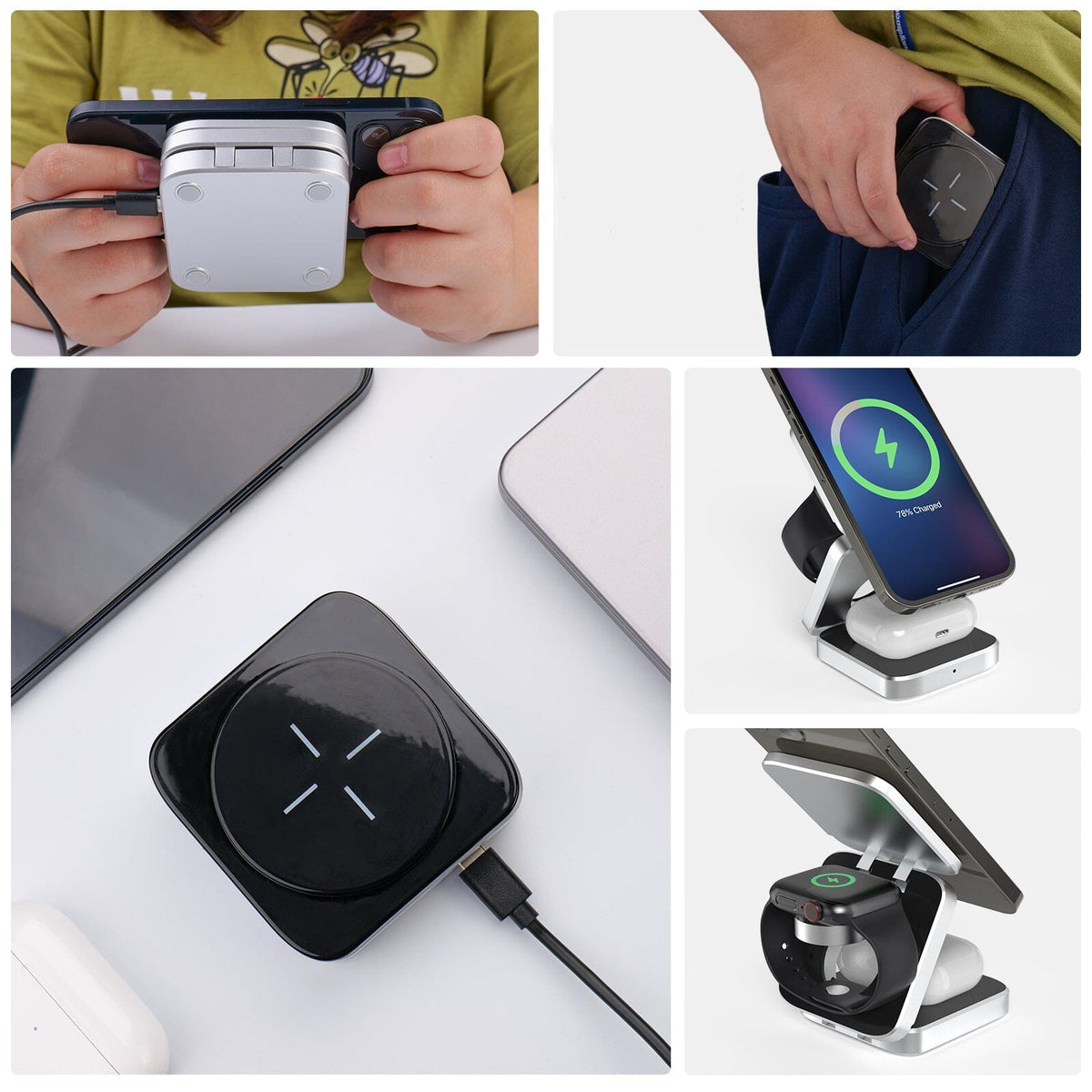 FoldPack™ Pro I 3-i-1 laddningsstation