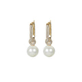 French Lady Gold Earrings-0