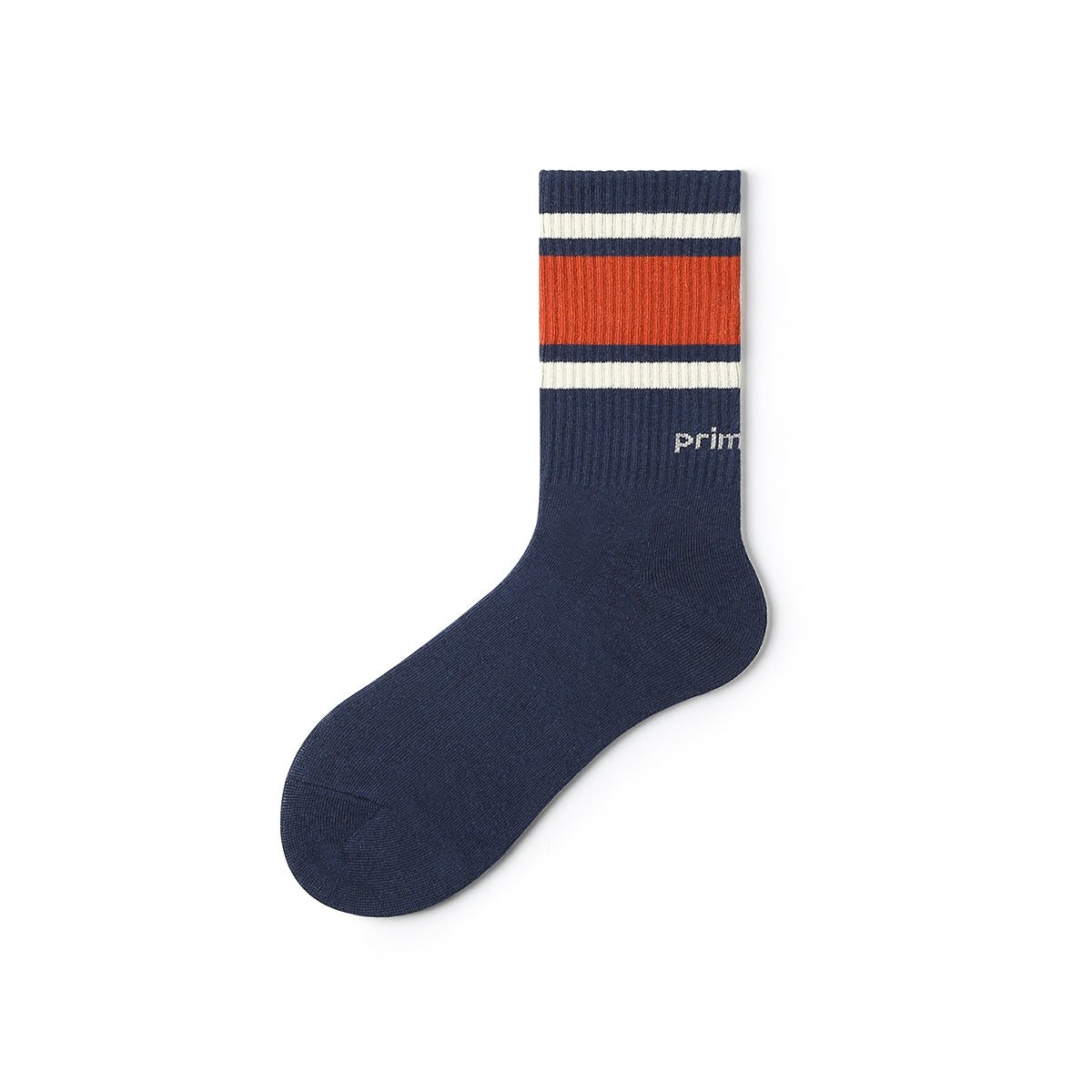 Fun Stripes All-season Women Fitness 5pcs Crew Socks Set-1