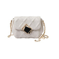 Geometric Lock Quilted Shoulder Bag-5