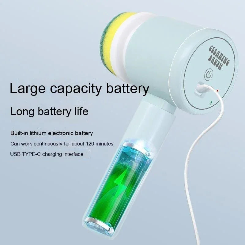 Handheld Multifunctional Electric Cleaning Brush
