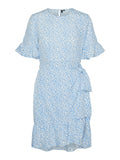 HENNA 2/4 KURZES KLEID MIT O-NECK