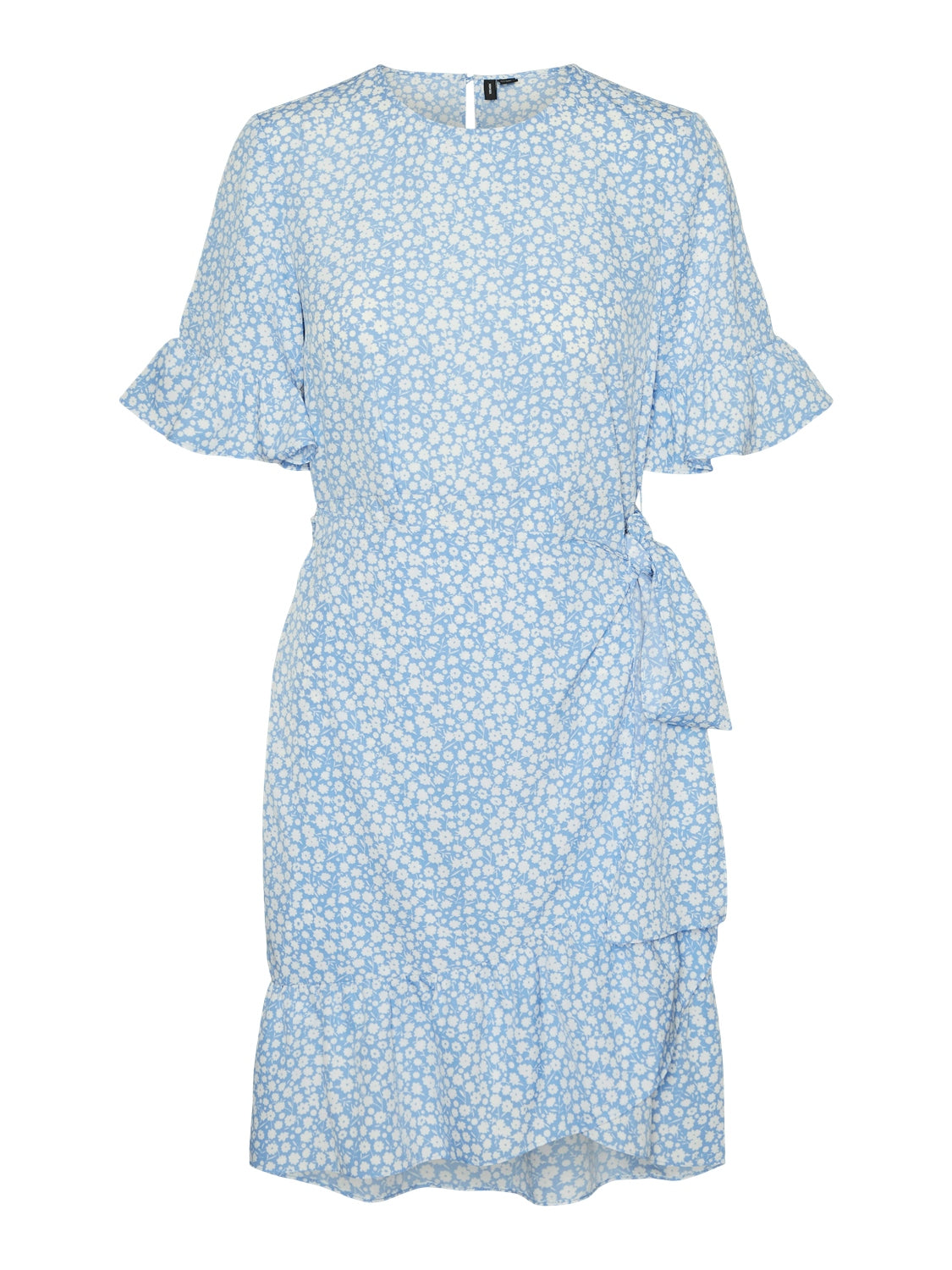 HENNA 2/4 KURZES KLEID MIT O-NECK