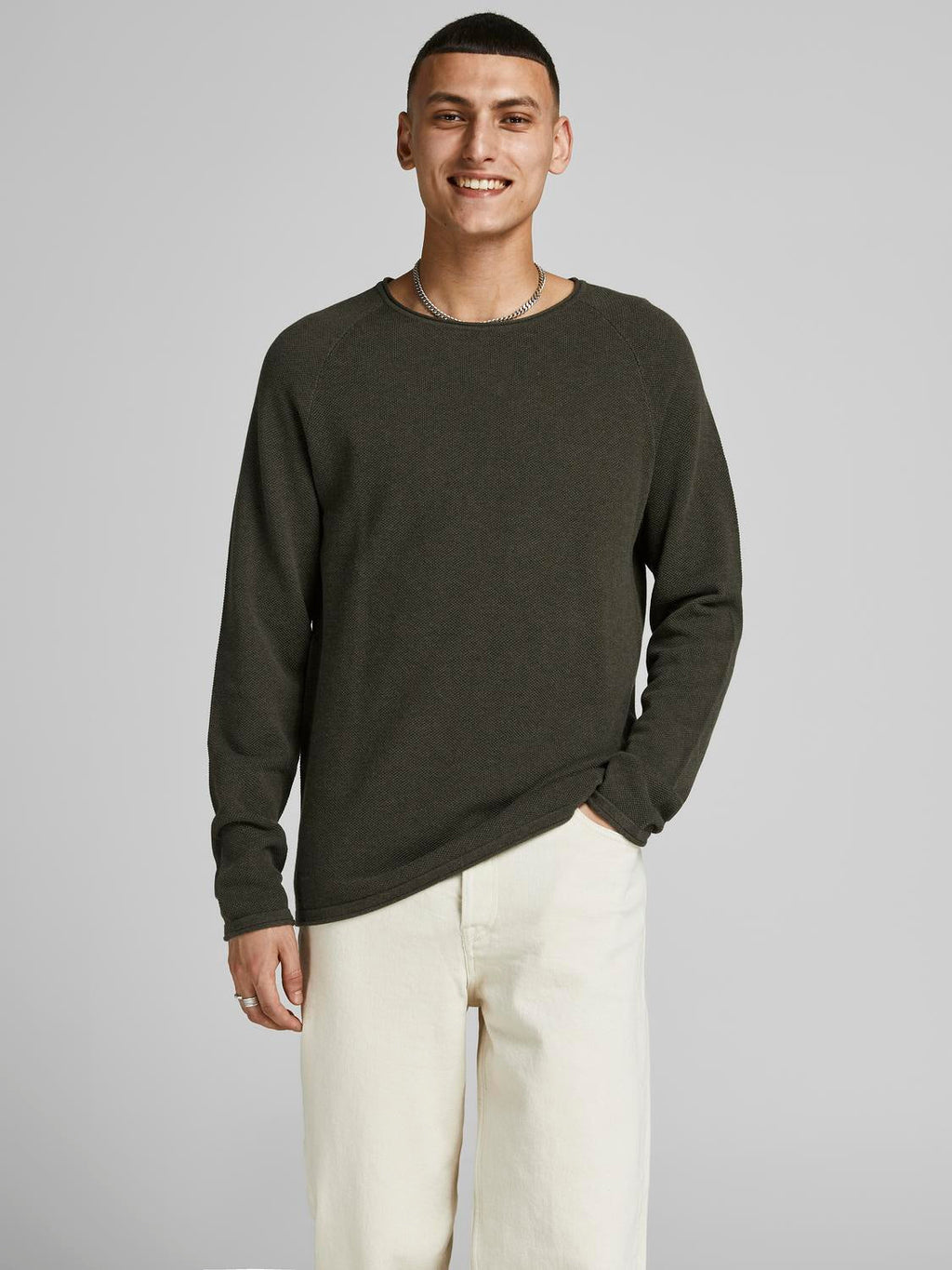 HILL KNIT CREW NECK – Öko-Bomull