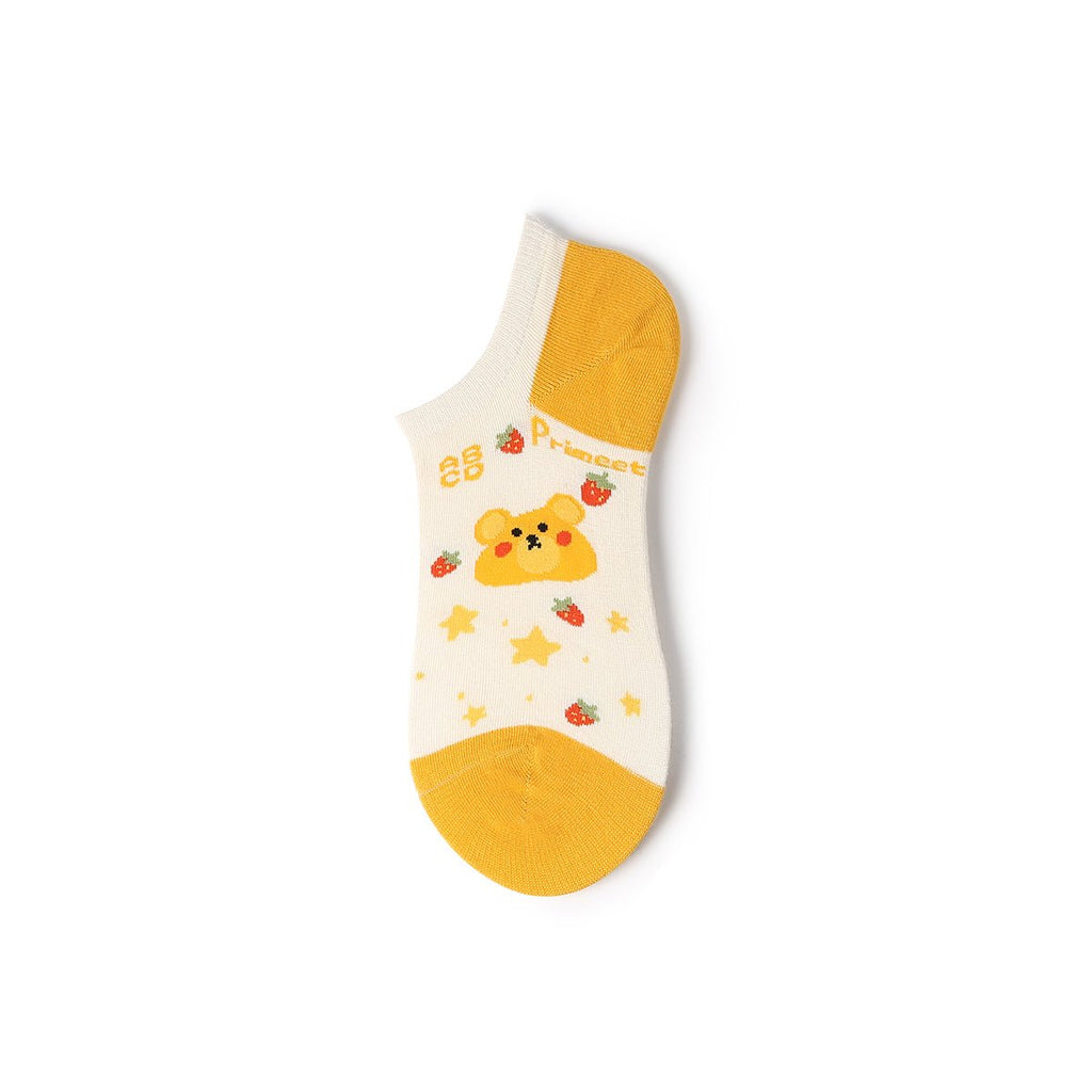 IEAF BiBi Summer Women 5pcs Ankle Socks Set-3