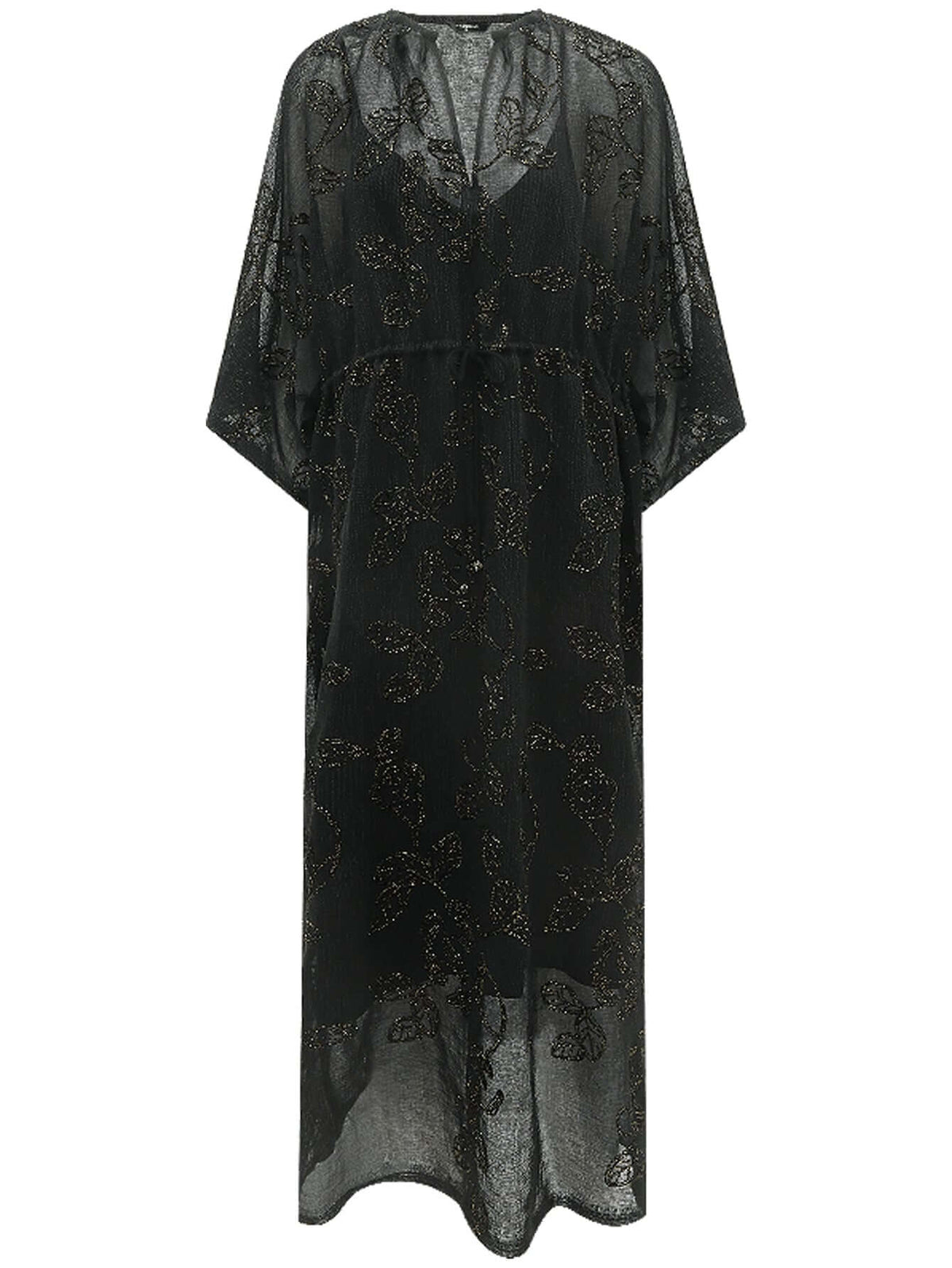 Intricate Glitter Embroidered Two-Piece Dress