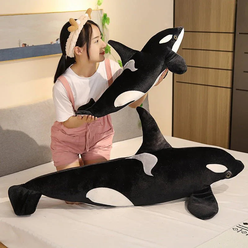 Whale Orca Stuffed Marine Animal Plush Toy Pillow
