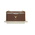 Kylie Double Chained Leather Shoulder Bag-0