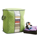 Large Capacity Transparent Clothing Storage Bags With Handles