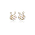 Lightening Rabbit Gold Earrings-0