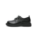 Low Cut Black Leather Shoes-0