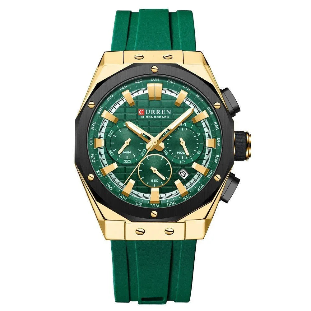 Men's Calendar Quartz Business Watch