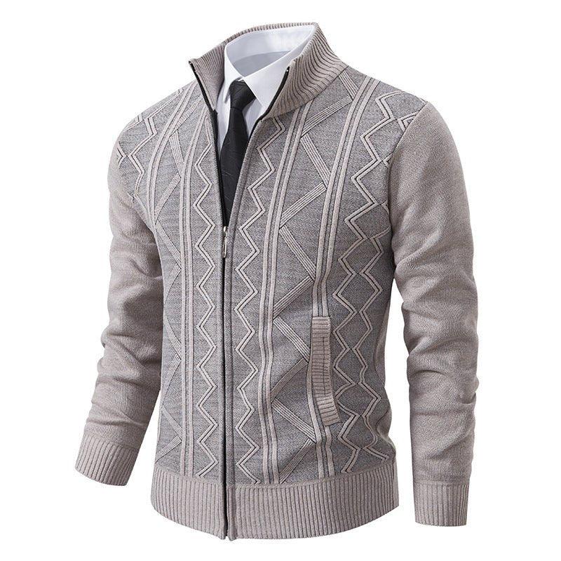 Men's Casual Loose Cardigan Knitted Sweater