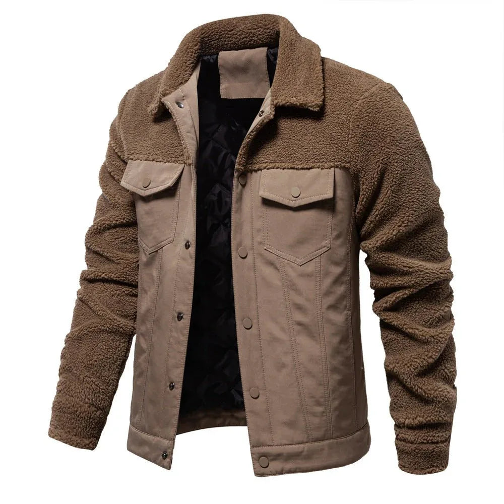 Men's Fleece Jacket Fashionable Winter & Autumn Coat