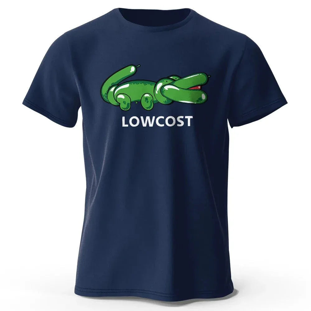 Men's Funny Lowcost Printed Text T-Shirt