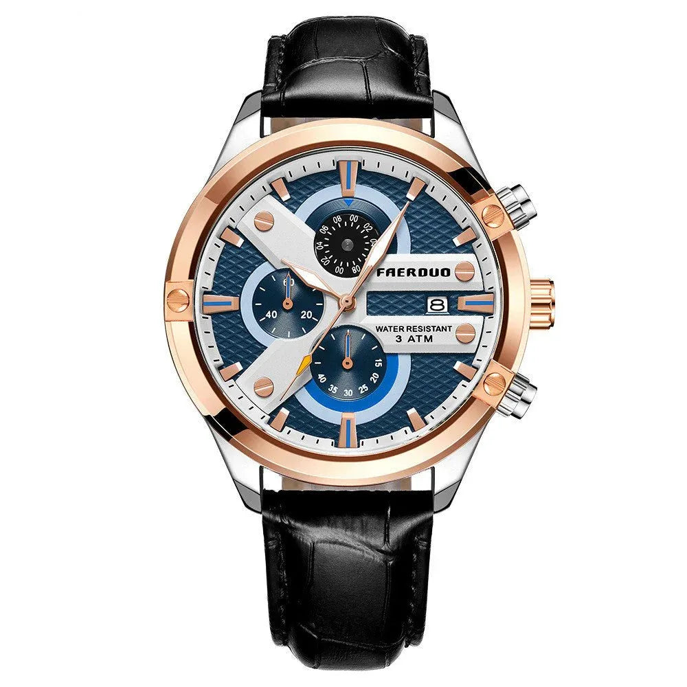 Men's Multifunctional Business 30M Waterproof Watches