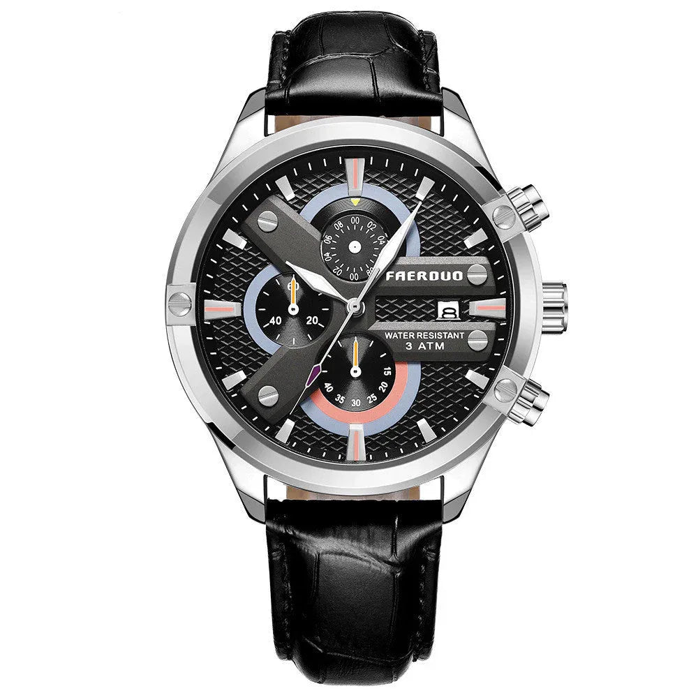 Men's Multifunctional Business 30M Waterproof Watches