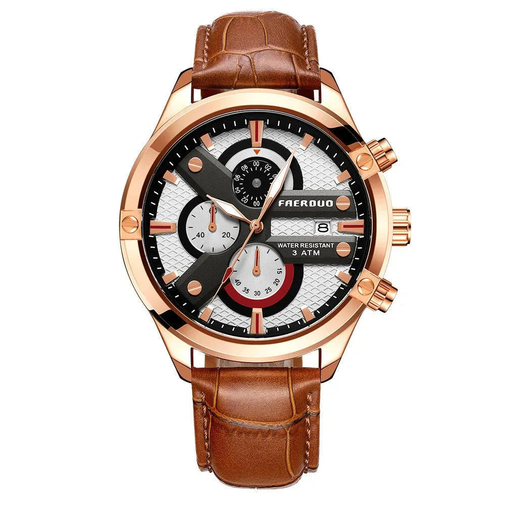Men's Multifunctional Business 30M Waterproof Watches