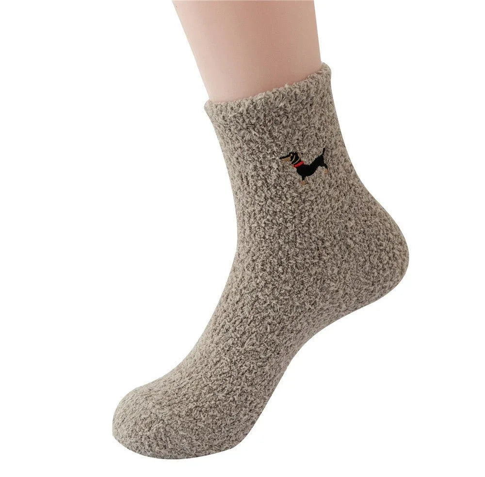 Men's Thickened Warm Coral Velvet Socks