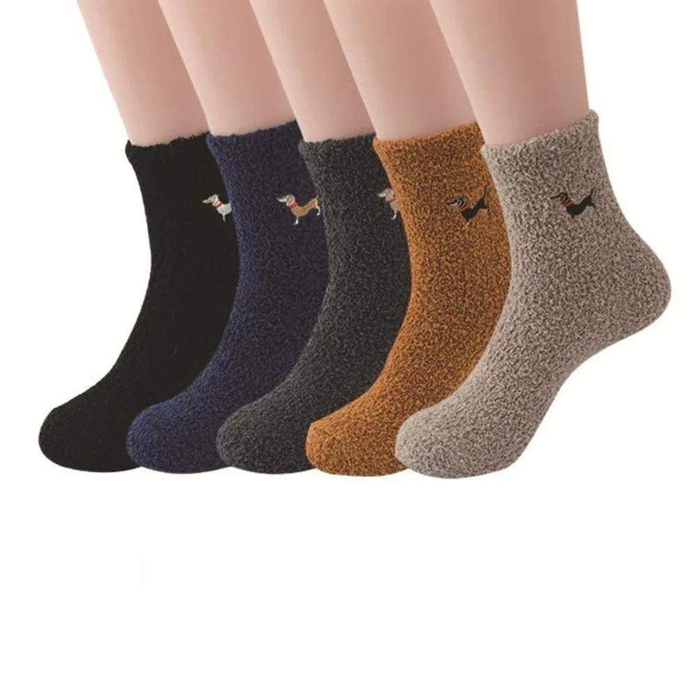 Men's Thickened Warm Coral Velvet Socks