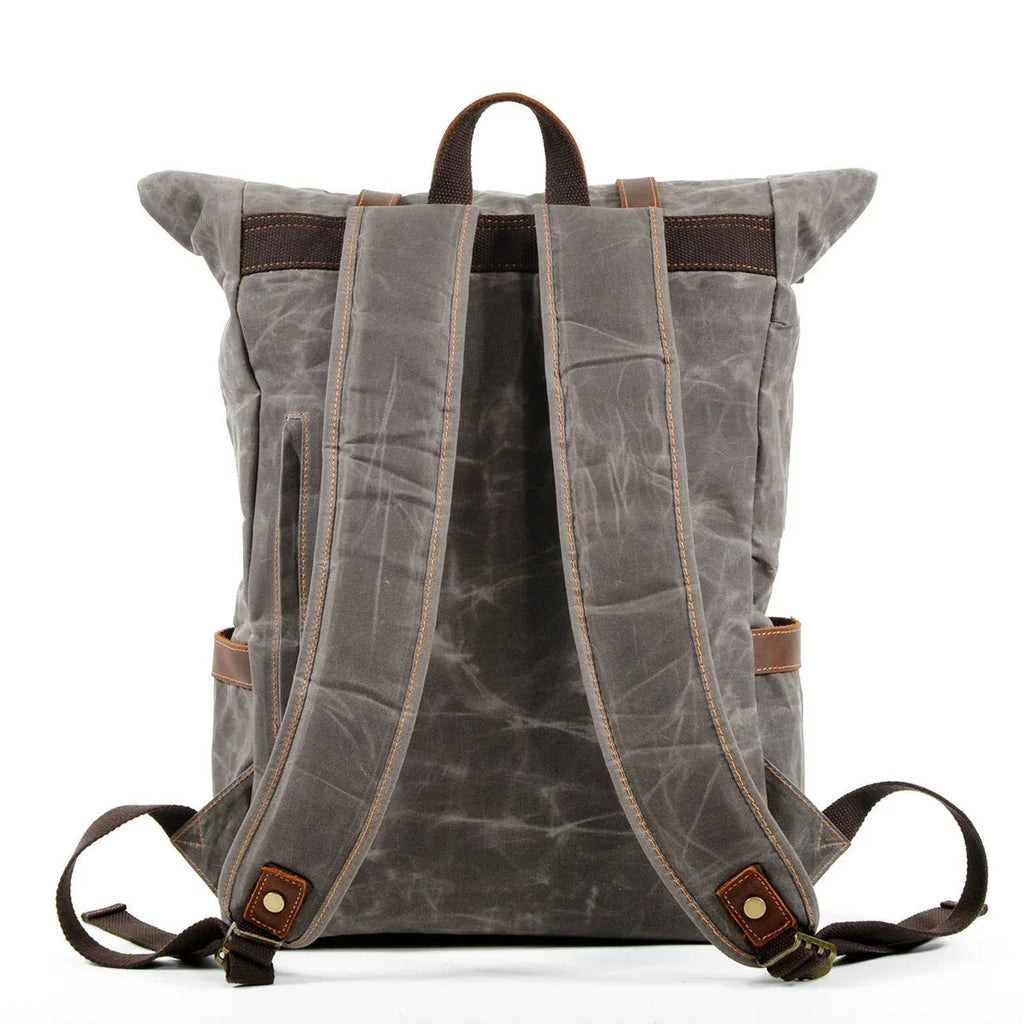 Men's Vintage Canvas & Leather Backpacks