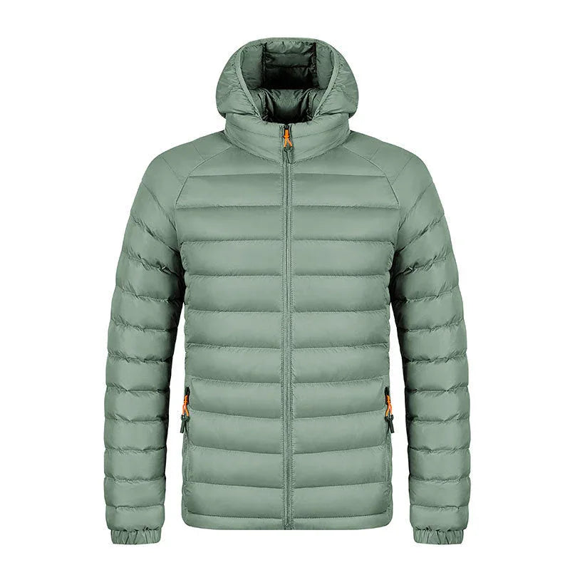 Men's Winter Lightweight Hooded Jacket