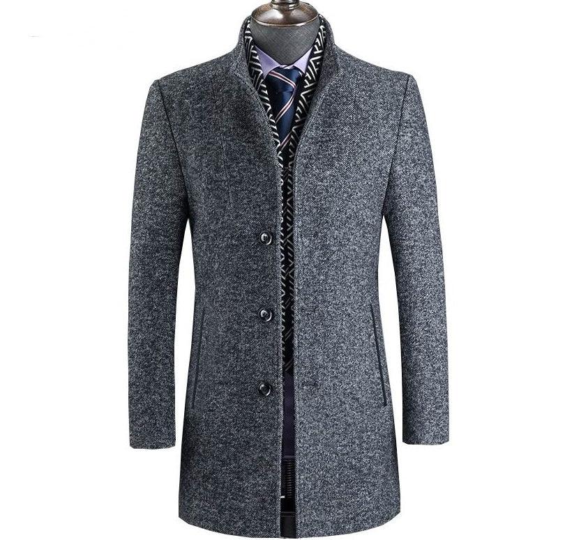 Men's Wool Winter Windproof Coat