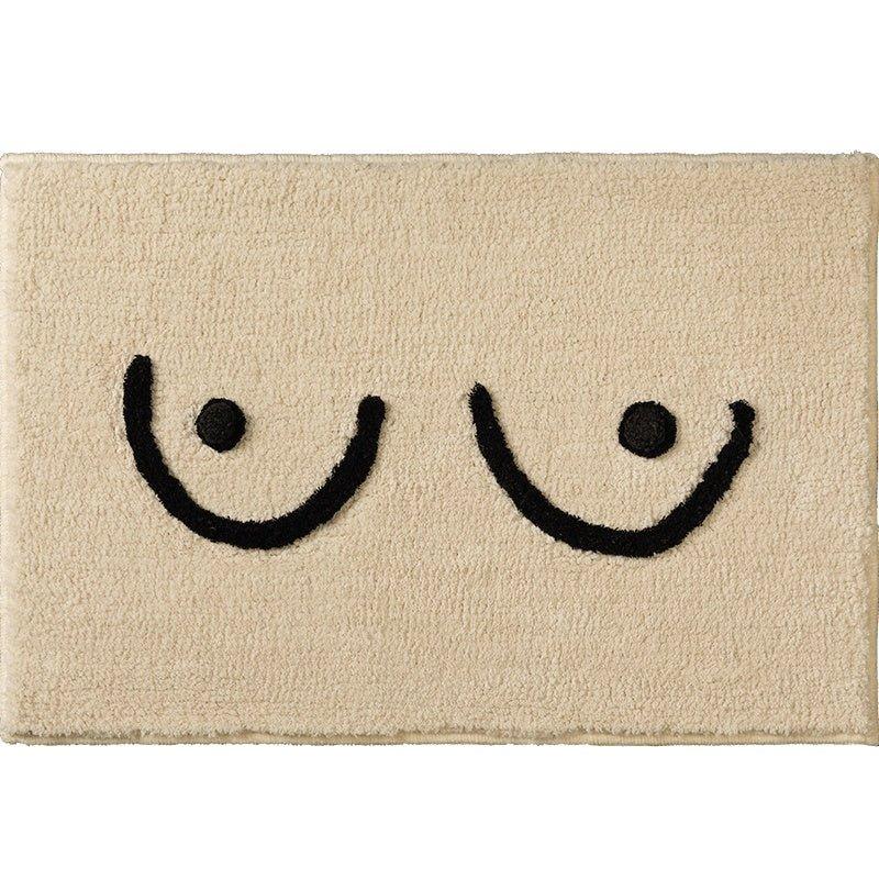 Modern Minimalist Bathroom Water Absorbent Floor Mat Rug