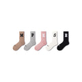 MPESR All-season Women 5pcs Active Crew Socks Set-0