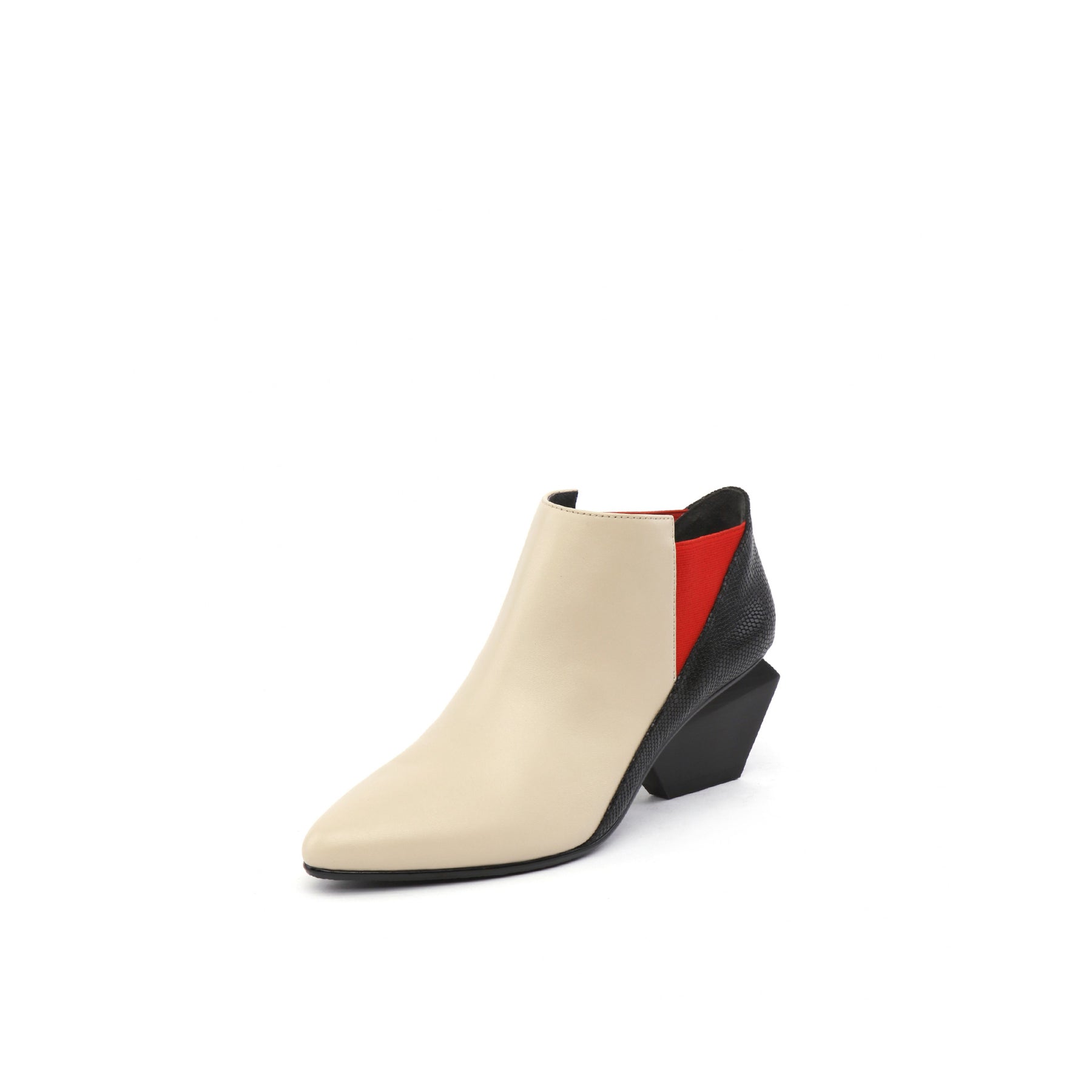 Special Multicolor Low Ankle Boots-1
