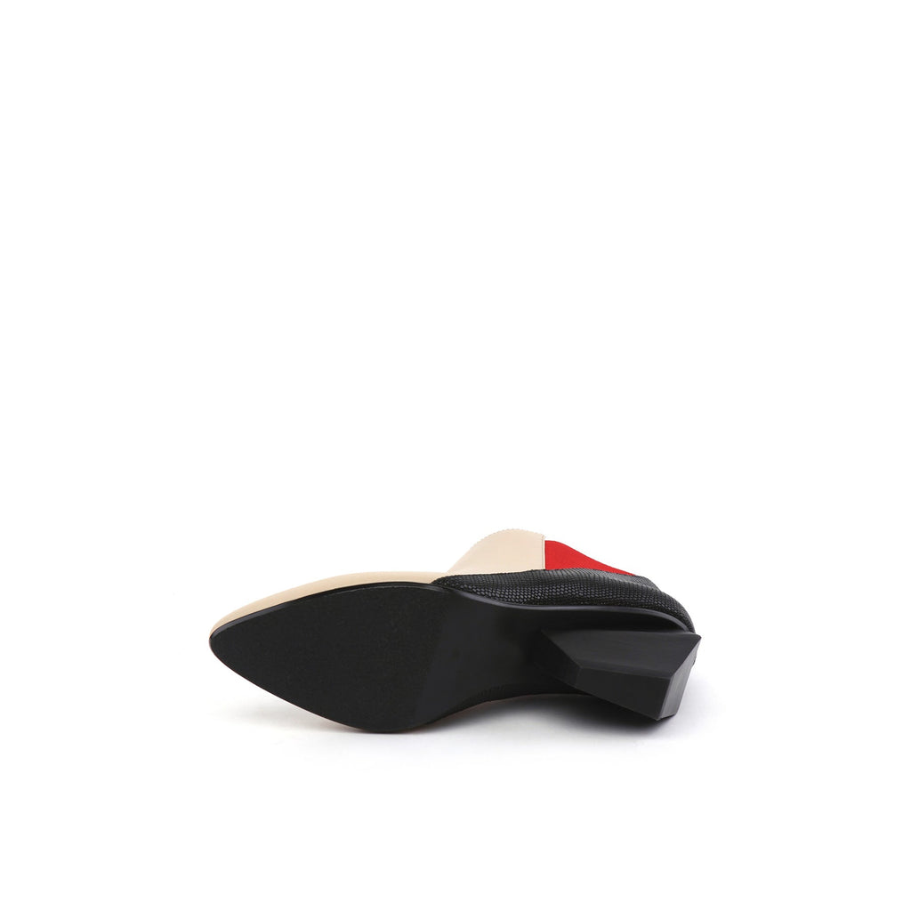 Special Multicolor Low Ankle Boots-4