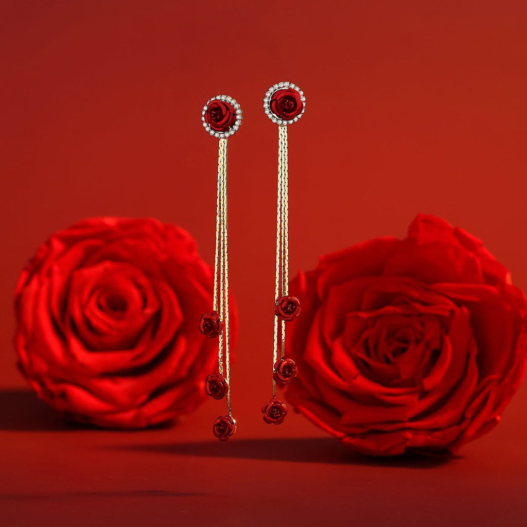 My Rosary Red Earrings-2