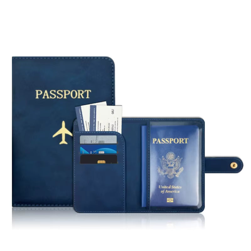 Passfodral & reseplånbok – kompakt RFID-skydd för pass och kort