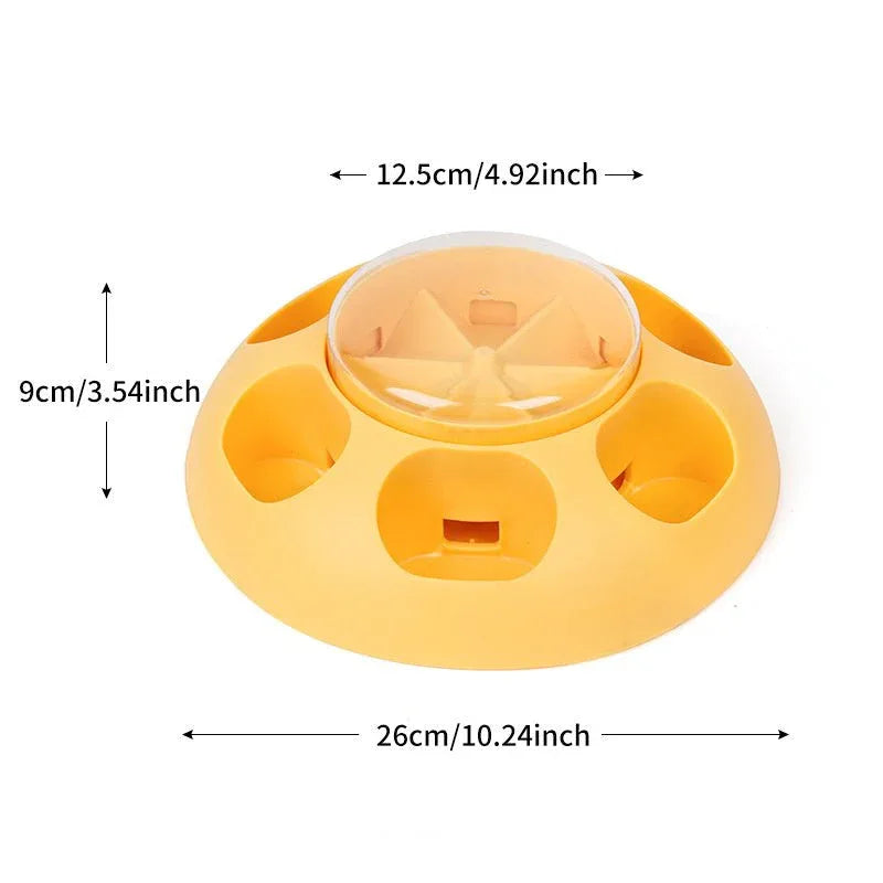 Pet Automatic Press Leakage Device Dog Food Training Leakage Toy Bowl