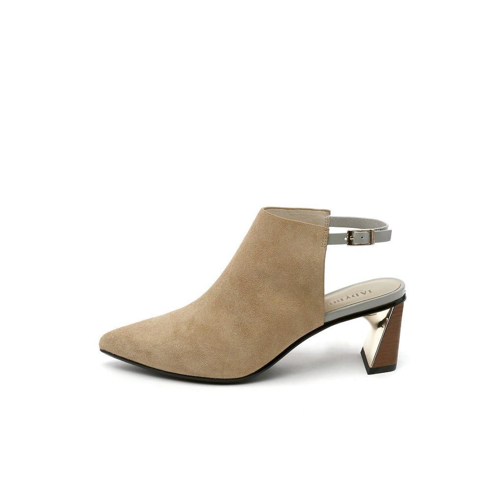 Pointed Toe Slingback Mules-0