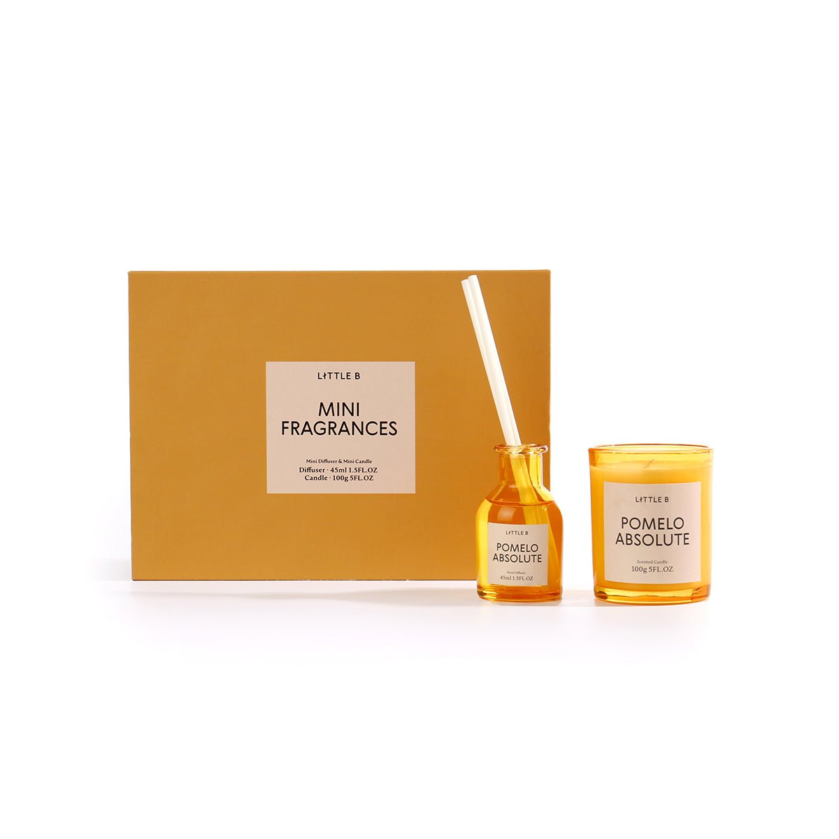 Pomelo Absolute Scented Candle & Reed Diffuser Gift Pack-0