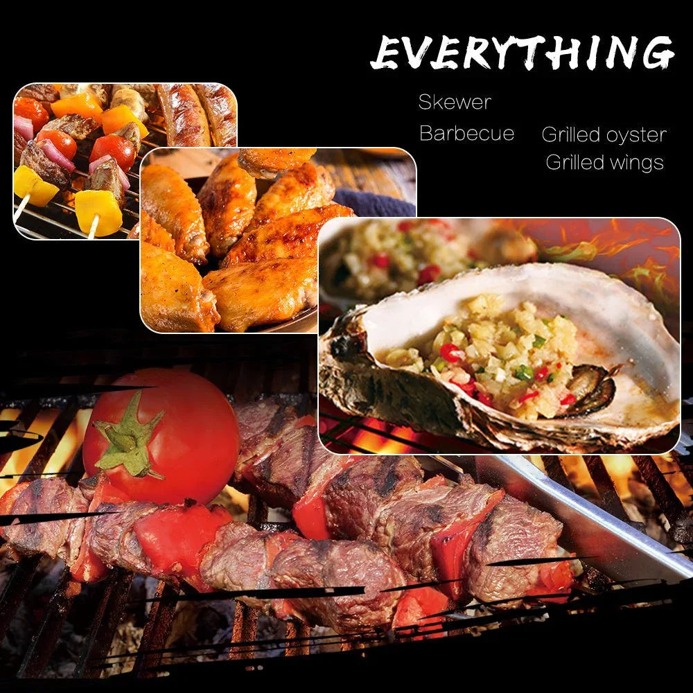 Portable Foldable Stainless Steel Outdoor Camping BBQ Grill