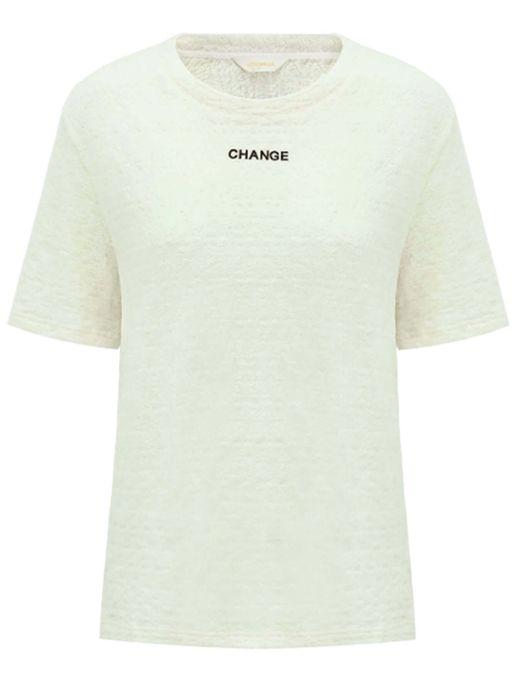Printed Ivory Tee-3