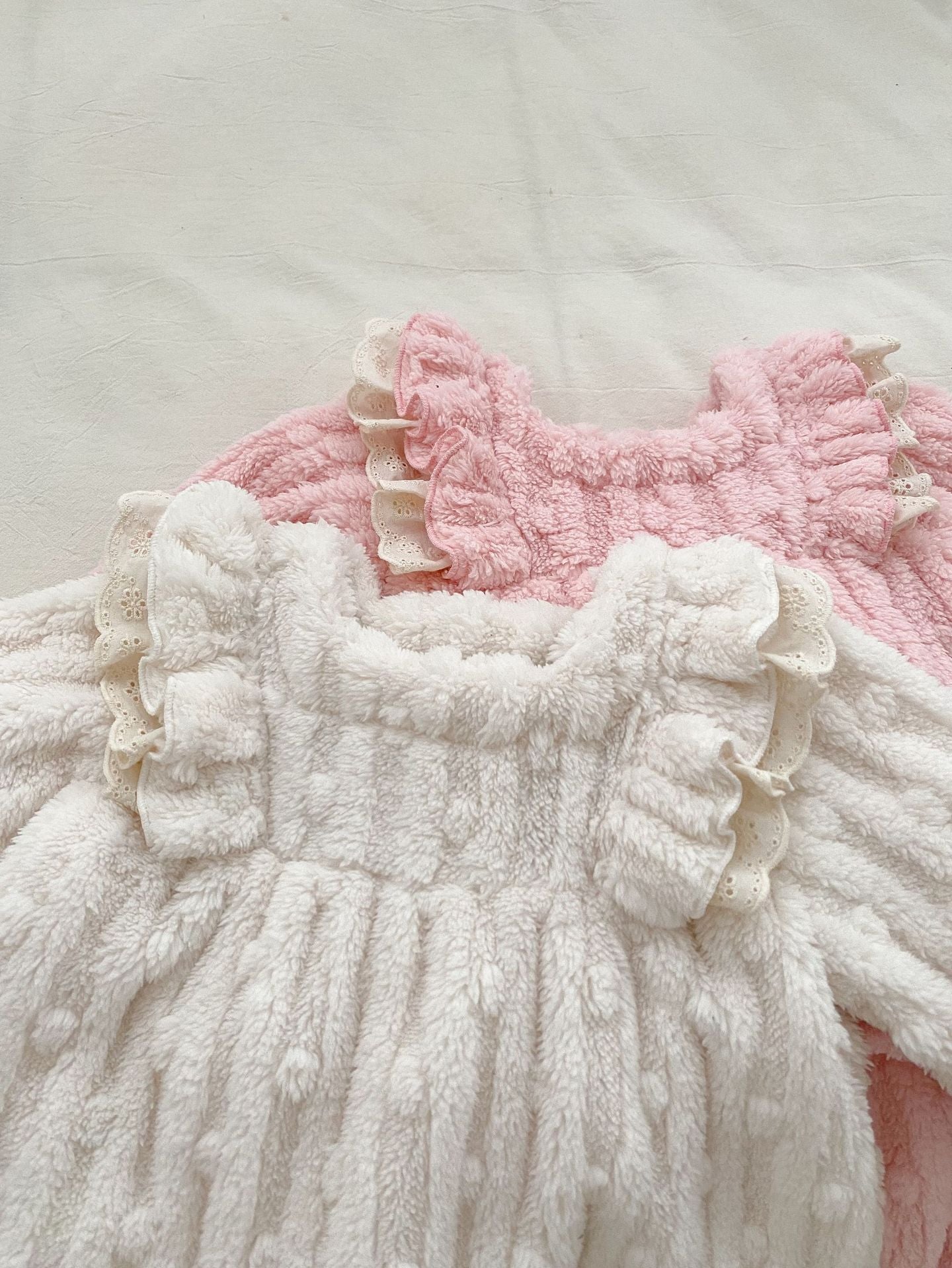 Winter Baby Girls Thick Thermal Long Sleeve Dress Design Sweater And Pants Two Pieces Sets