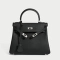 Queens Mini Top Handle Leather Bag-0