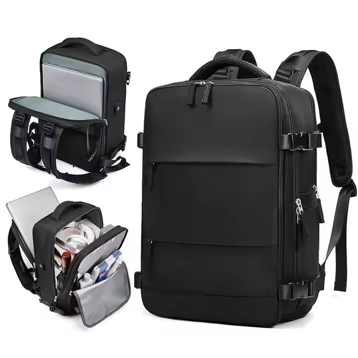 Multifunktionaler Reseryggsäck 35L – Aufbewahrung, 180° Öffnung und Handtasche