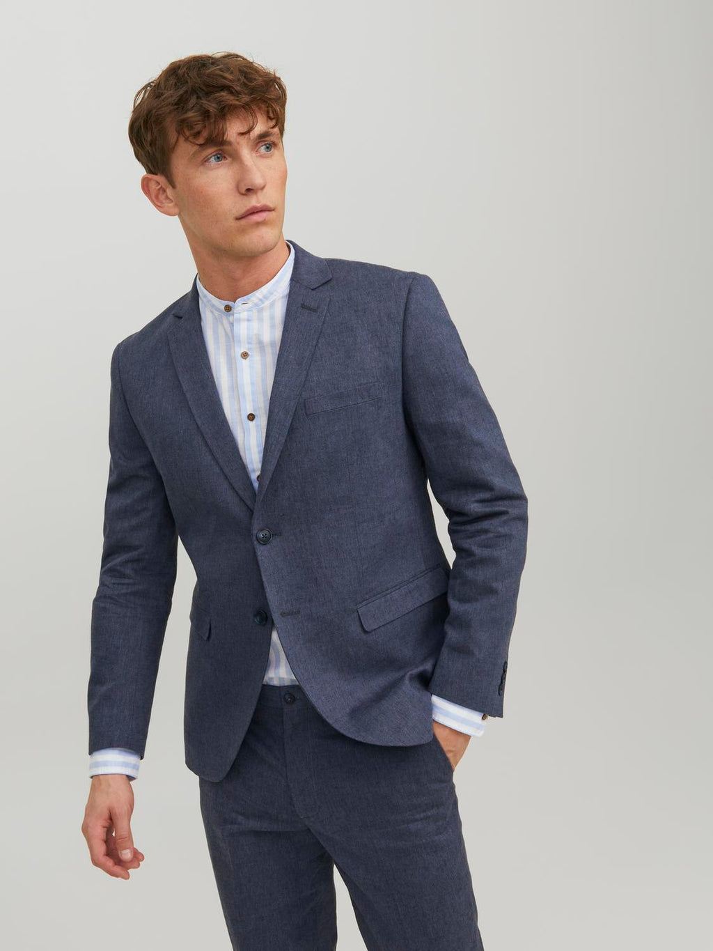 RIVIERA LEINENBLAZER SLIM FIT