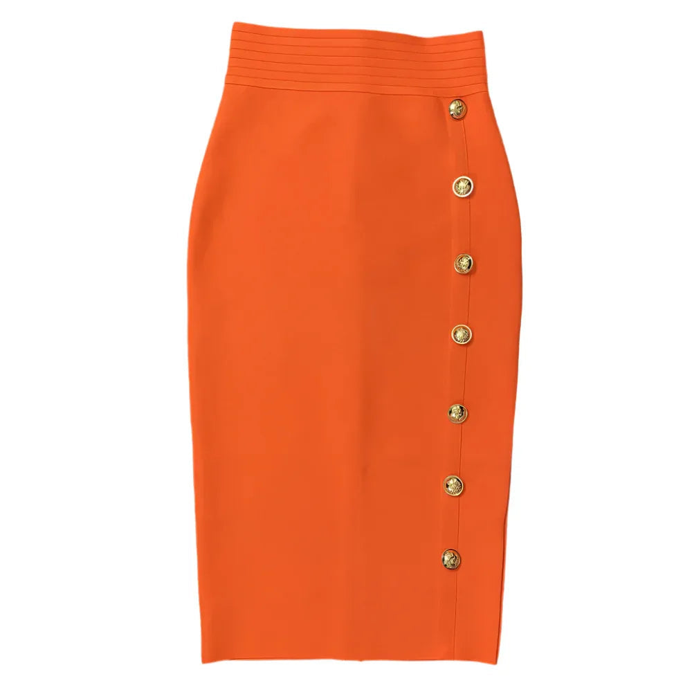 Slim Fit Bandage Temperament All-Match Hip Skirt