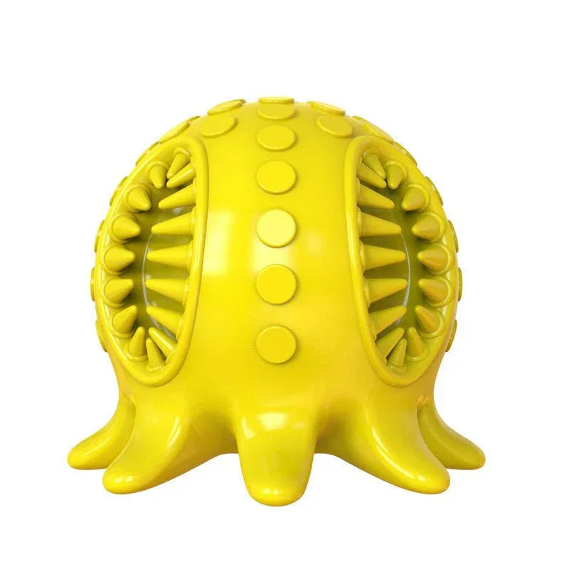 Small Standing Octopus Dog Chew Toys For Cleaning Teeth & Prevent Boredom