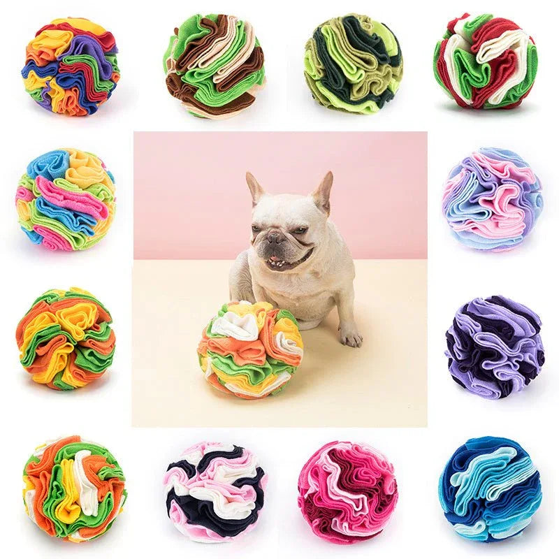 Snuffle Ball Interactive Mental Stimulating Puzzle For Stress Relief Dog Toys