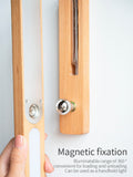 Solid Wood Wall Mount Sconce Vase Touch Switch Light-5