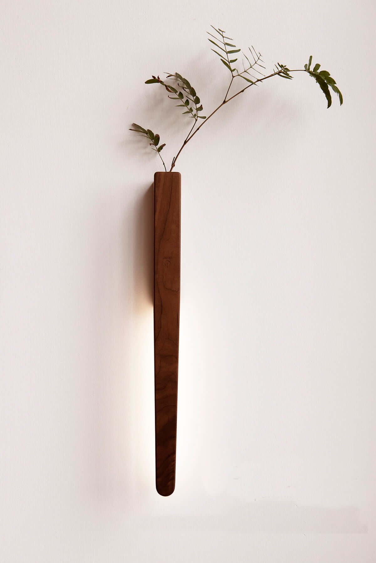 Solid Wood Wall Mount Sconce Vase Touch Switch Light-6