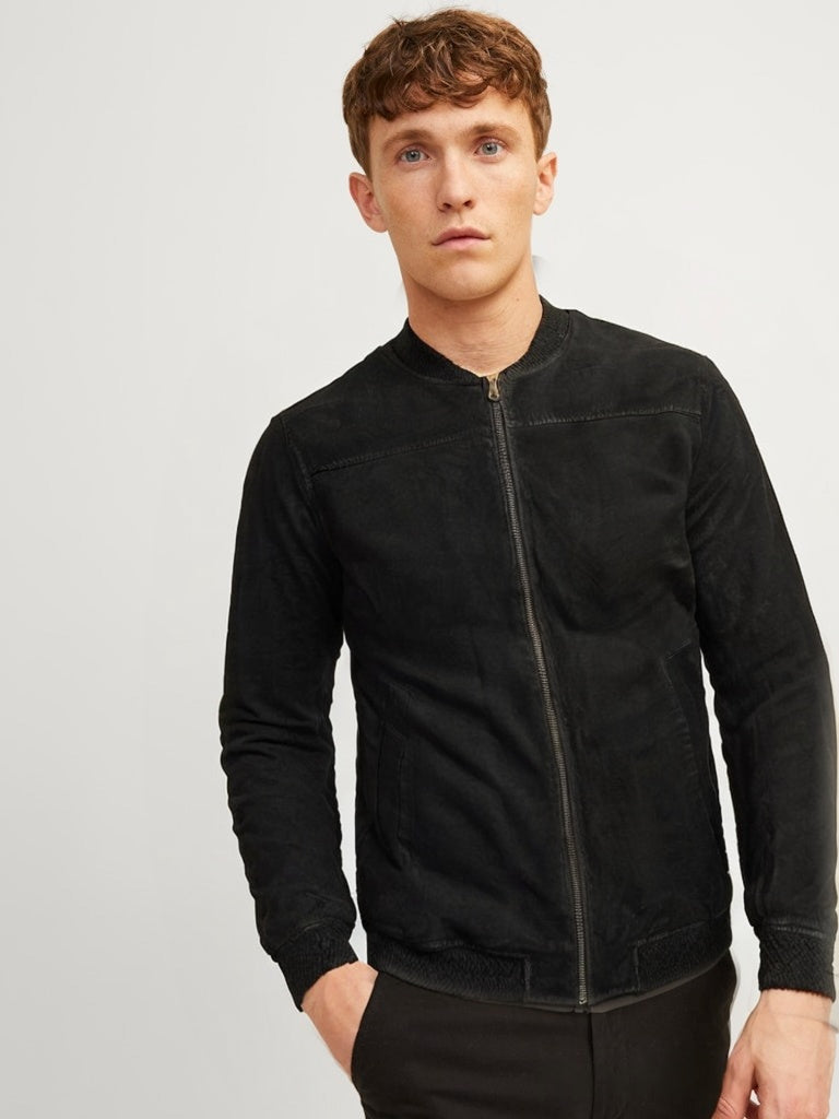 SUEDE BOMBER