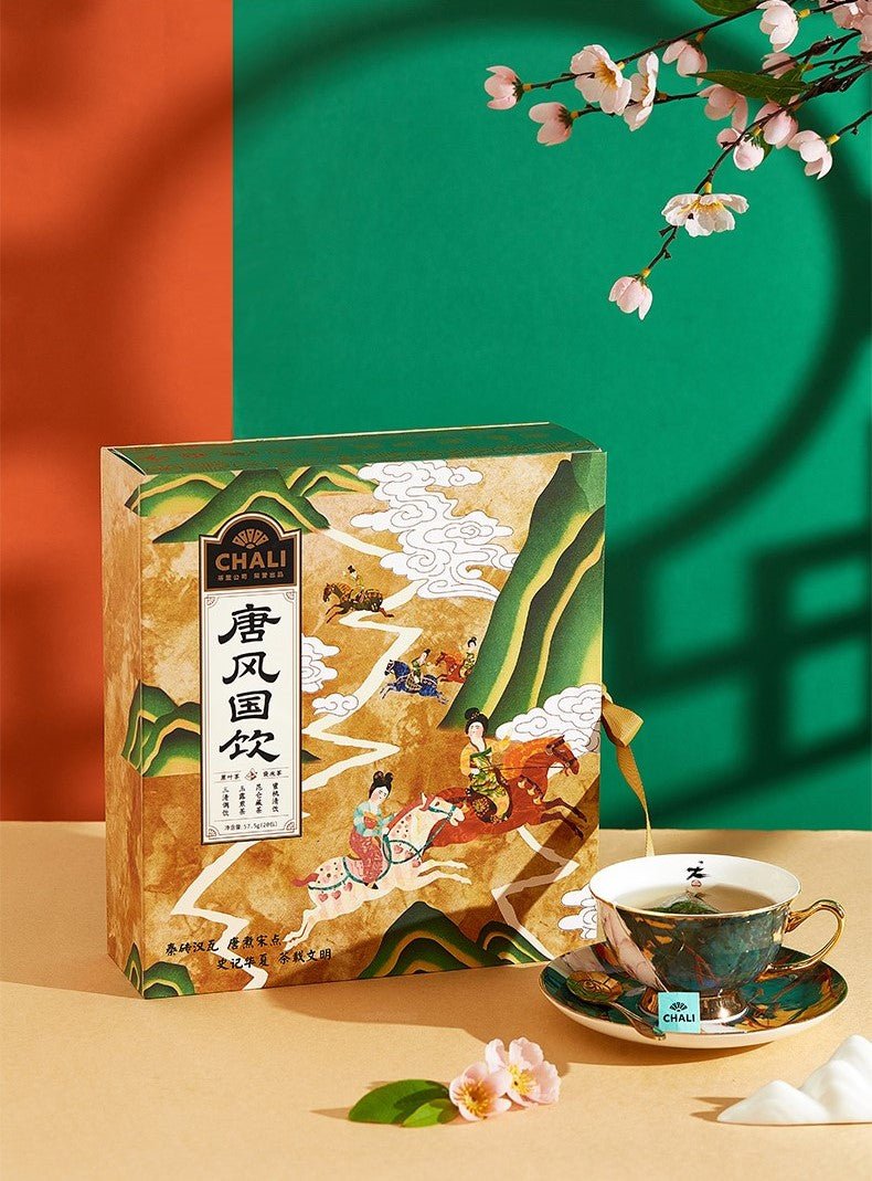 Tang Dynasty Heritage 4 Flavoured Tea Gift Pack 57.5g (20 Tea Bags)-1